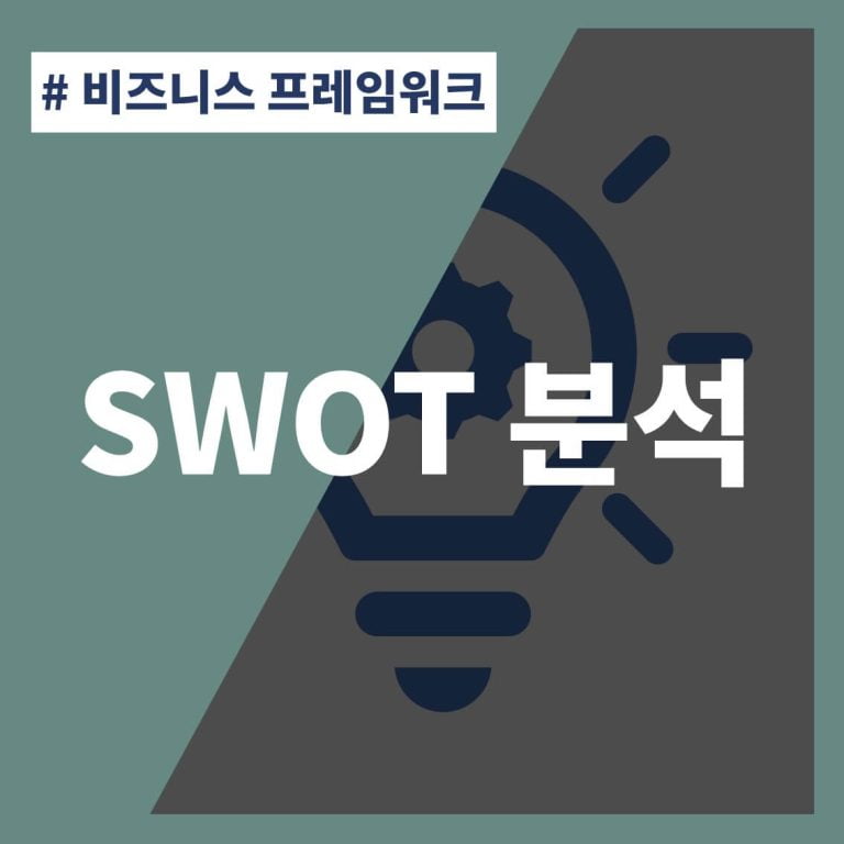 썸네일-비즈니스프레임워크-SWOT분석이란